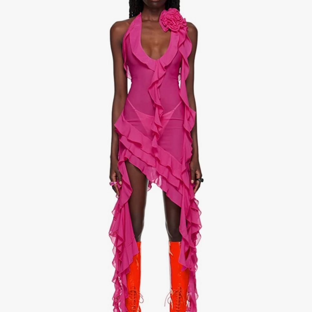 Mesh dress / cover up